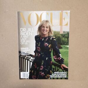 Vogue August 2021 Dr. Jill Biden A First Lady For All Of Us.